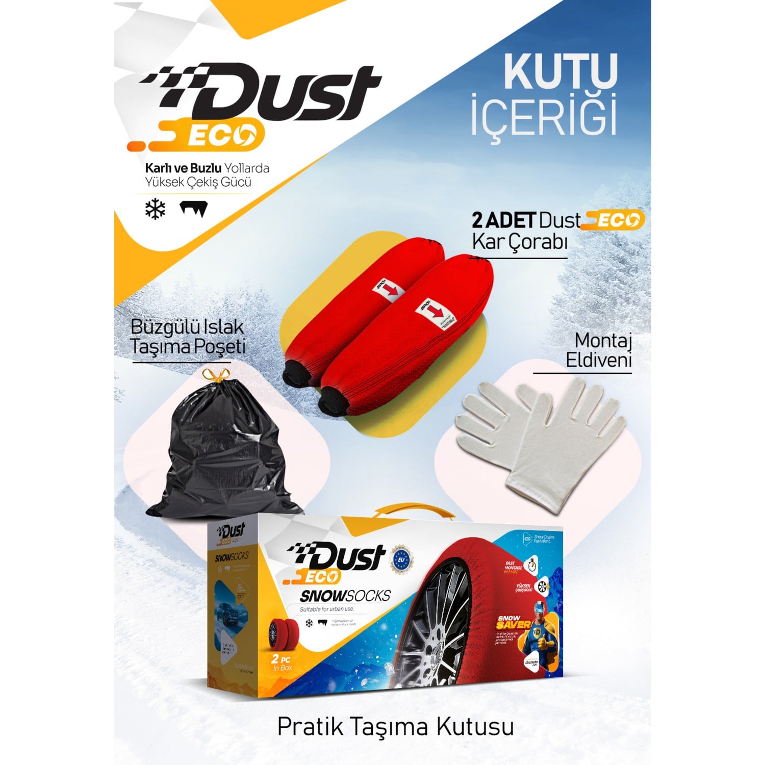 Dust Auto - Kar Çorabı - Oto Branda - Oto Kolçak - Oto Aksesuar Üreticisi - Dust Auto Kar Çorabı - Universal Oto Branda - Universa Oto Kolçak