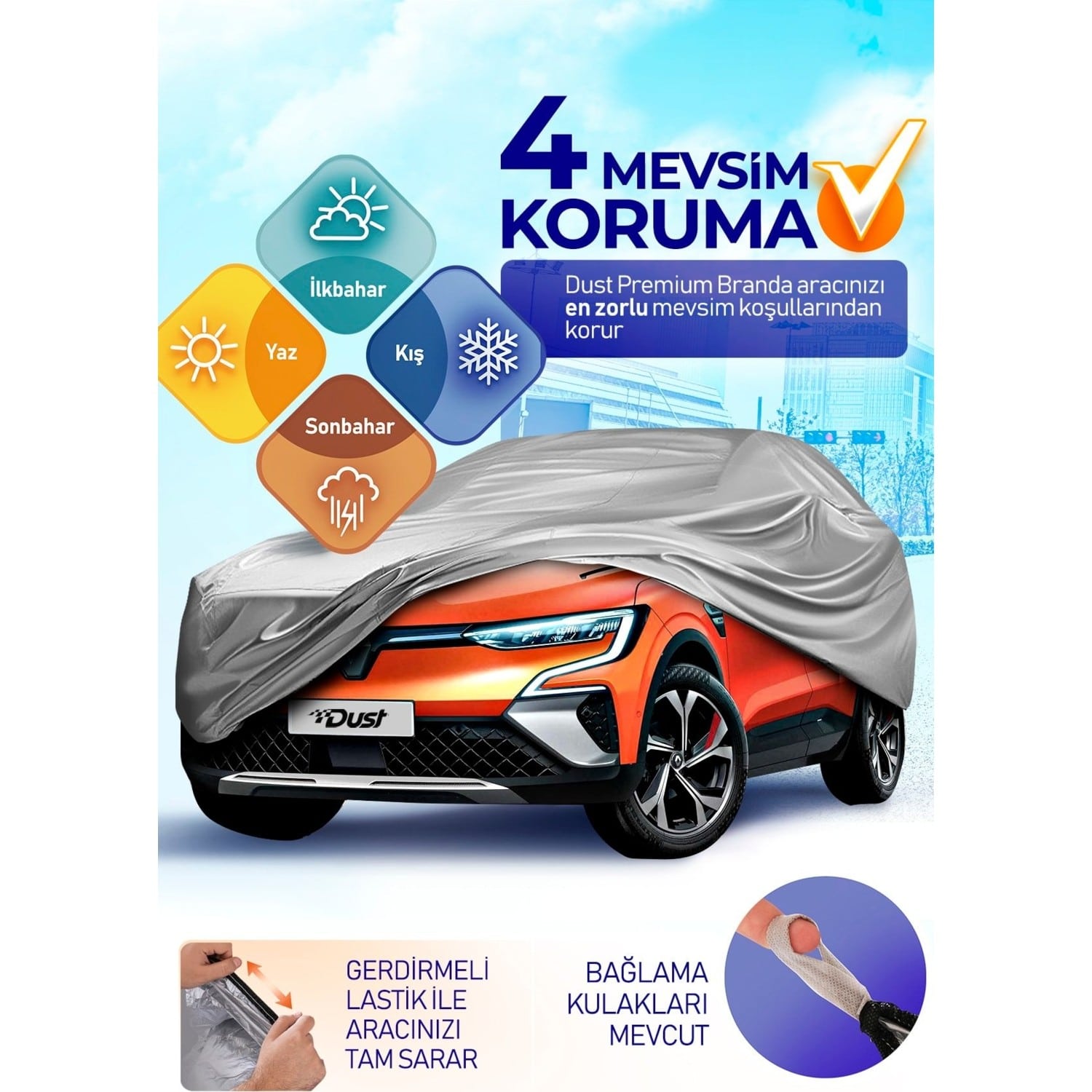Dust Auto - Kar Çorabı - Oto Branda - Oto Kolçak - Oto Aksesuar Üreticisi - Dust Auto Kar Çorabı - Universal Oto Branda - Universa Oto Kolçak